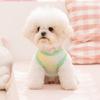 Summer Mesh Dog Vest Breathable Pet Vest Cute Dog Tee Shirt with Metal D-Ring for Small Dogs Outdoor Walks