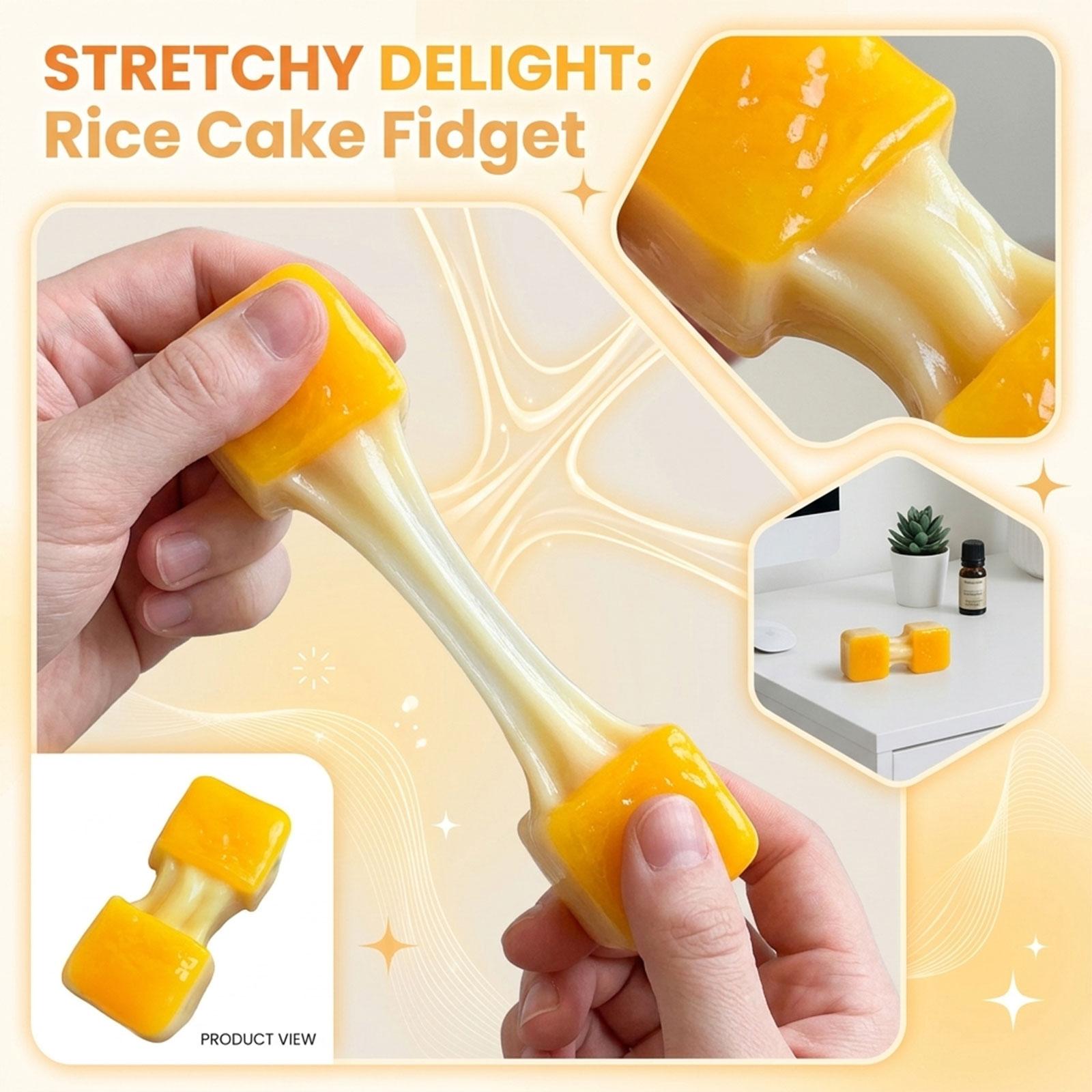 

Yolk-shaped Rice Ball -toy, Egg-shaped Viral Imitation -oy, TPR Stress-relief Toy One Size чорний