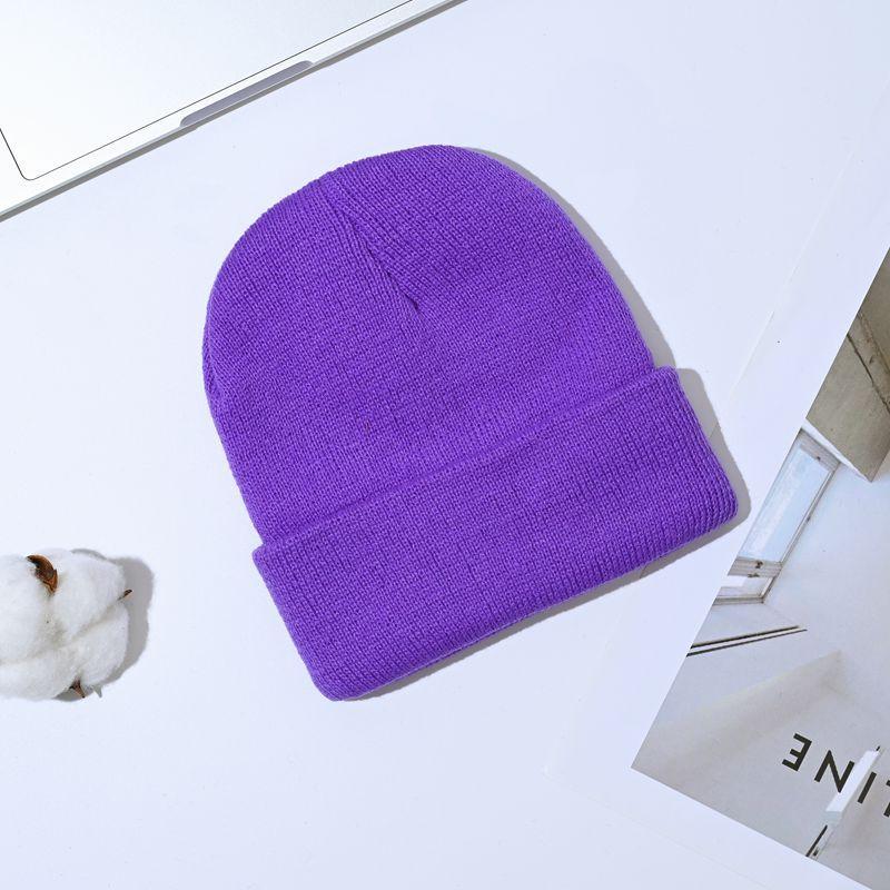 In Stock 0-3 Year Old Infant Knitted Hats Newborn Knitted Hats Cute Woolen Hats Autumn Winter Baby Woolen Hats