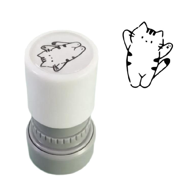 Kitten Stamper for Card Making Journal Scrapbooking Photo Album Children Motivational Stamper for Classroom Rewarding