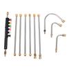 Pressure Washer Extension Wand Set 4000PSI Power Washer Lance with 60 degrees  90 degrees  Curved 60 degrees  Large U