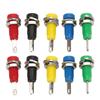 J.40003 2mm Einbaubuchse 5 Farben 30Vac?60VdcMaximum.10A Bananenbuchse mit Blattfeder für