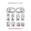 HDBUBALUS Motorcycle Hand Control Switch Housing Caps Compatible with Harley Electra Glide Road Glide Tri Glide 1996-2013