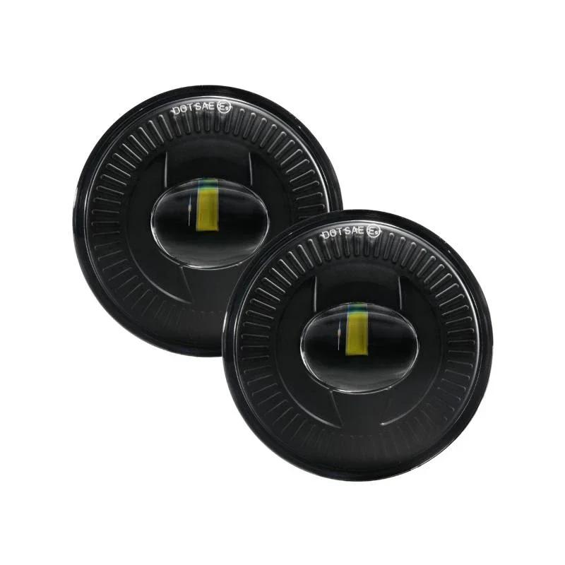 

2 шт. Автомобильные светодиодные противотуманные фары, подходящие для Chevrolet Avalanche/Suburban/Silverado/Tahoe 2007-2014 для GMC Sierra/Yukon, сигнальная лампа в сборе чёрный