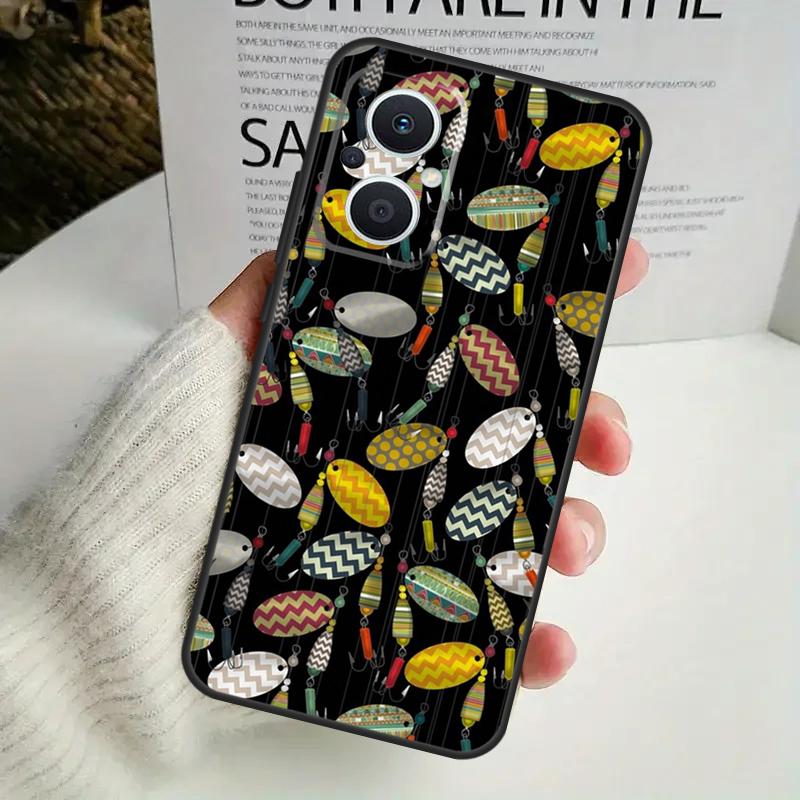 Fishing Tackle Phone Case For OPPO Reno 8T 14F 13 F 12 11 10 14 Pro 7 8 Lite OPPO Find X8 X6 X5 X9 Pro Cover