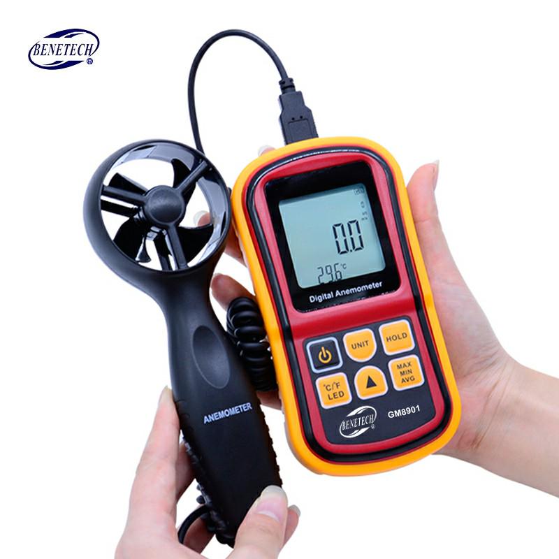 Buy GM8901 045m/s High Accuracy Anemometro LCD Display