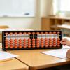 13-Rod Abacus with ABS Plastic Frame and One Upper and Four Lower Beads per Rod for Abacus-Based Math Practice