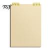 Student Study Supplies Top Bound Spiral Notebook, Premium Anti-bleed Paper Diary Book, Portable Shorthand Pad A5 Notepad for Office School And