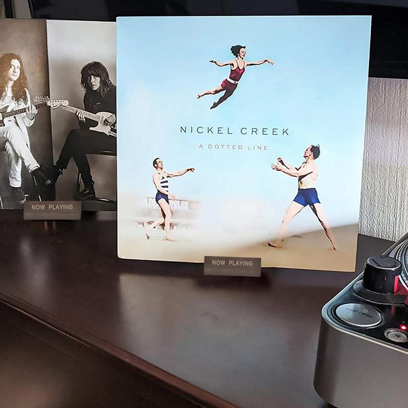 Now Playing Display Stand For LP VinylRecord Wooden Storage Rack Home Decorating And Storing Accessories Minimalist Design