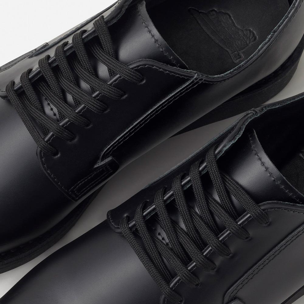 Redwing Flat Waxed Shoelaces - Black