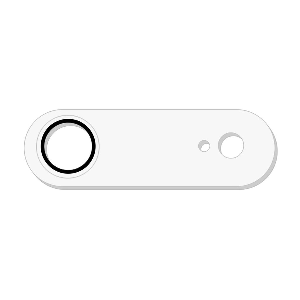 For iPhone 17 Air Camera Lens Protector Black Circle Design HD Clear Tempered Glass Lens Film