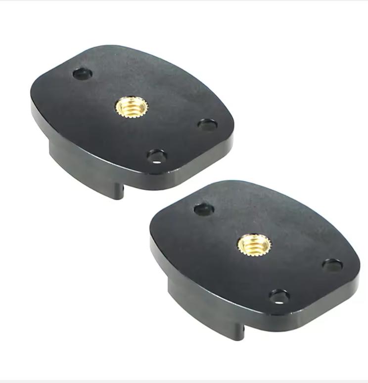 Aluminum Flat Surface Buckle Mount Quick Release Base 1/4" Copper Screw Nut for GoPro 13 11 Insta360 X4 OSMO Action 5pro Camera