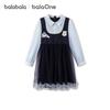 Balabala Girls' Long-Sleeve Princess Dress
