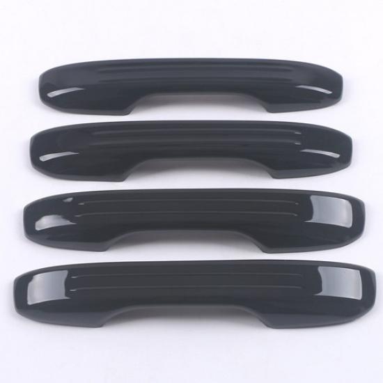 4*Glossy Black Side Door Handle Cover Trim For - Honda Civic Type B