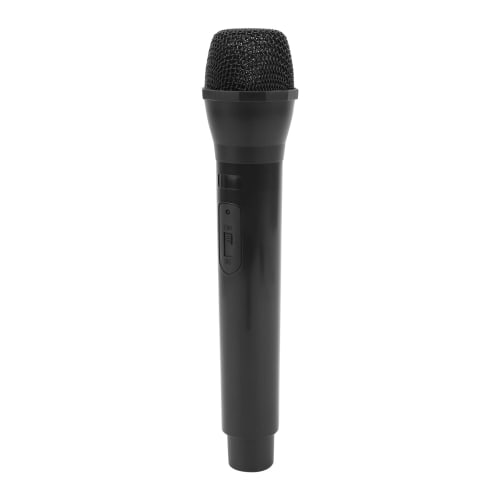 Jeffer Garden Karaoke Prop Microphone, Fake Microphone, Wireless Microphone, Portable, Cosplay Prop, Office, Party (Black)