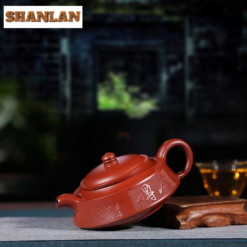 150ml Elegant Yixing Purple Clay Teapots Handmade Weekly Count Pot Raw Ore Zhu Mud Kettle Zisha Tea Set Tea Services Collection