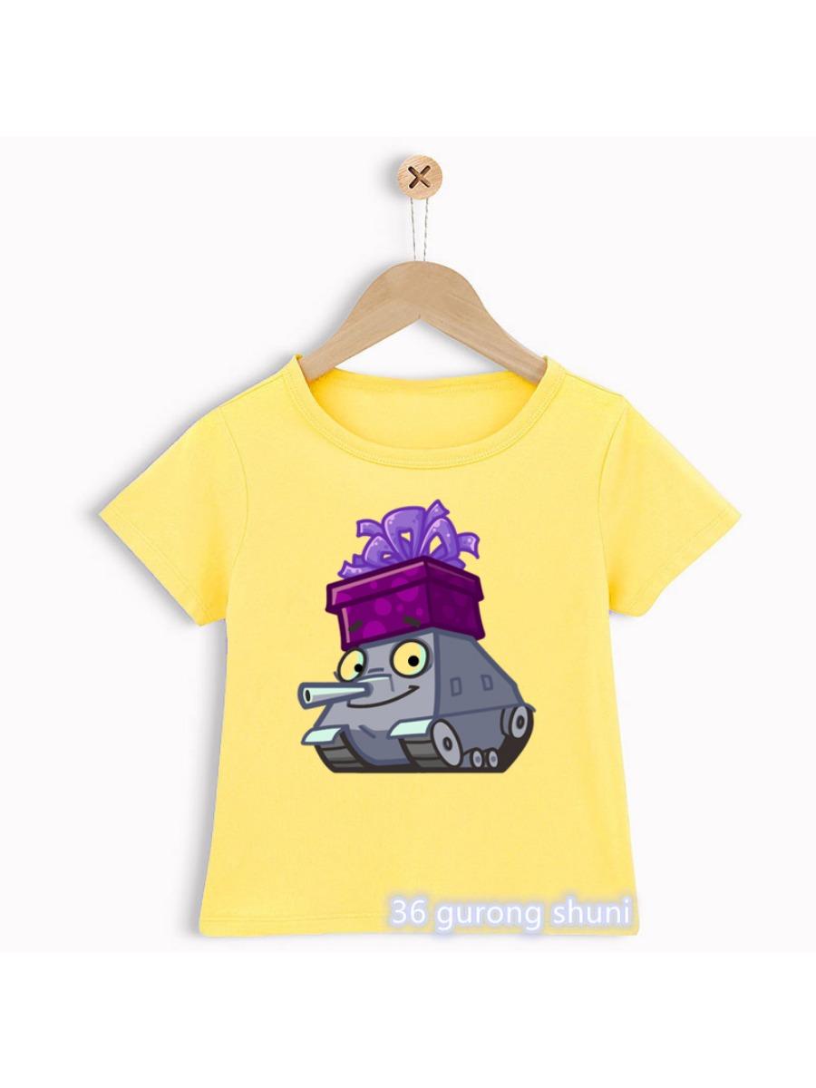 Mode d'été Nouveau T-shirt pour Garçons Drôle Débardeur Impression Graphique Vêtements pour Enfants T-shirt Hiphop Garçon Hauts Mignon Dessin Animé Vêtements pour Garçons 160