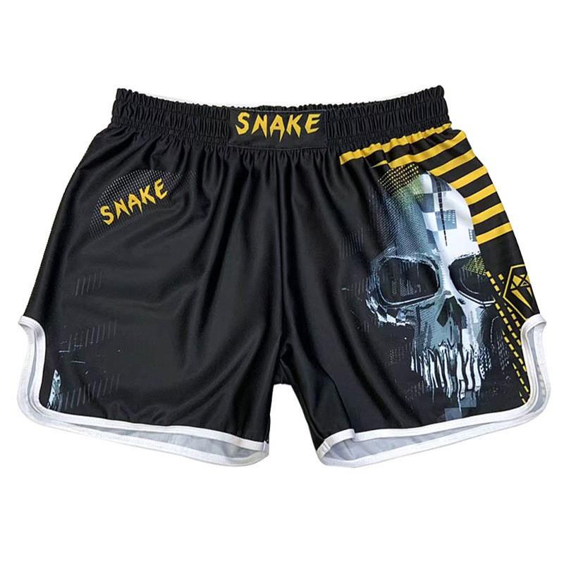 Shorts d'entraînement MMA Boxe Muay Thai Hommes Femmes Léger Séchage Rapide Pantalon de Combat Sportif