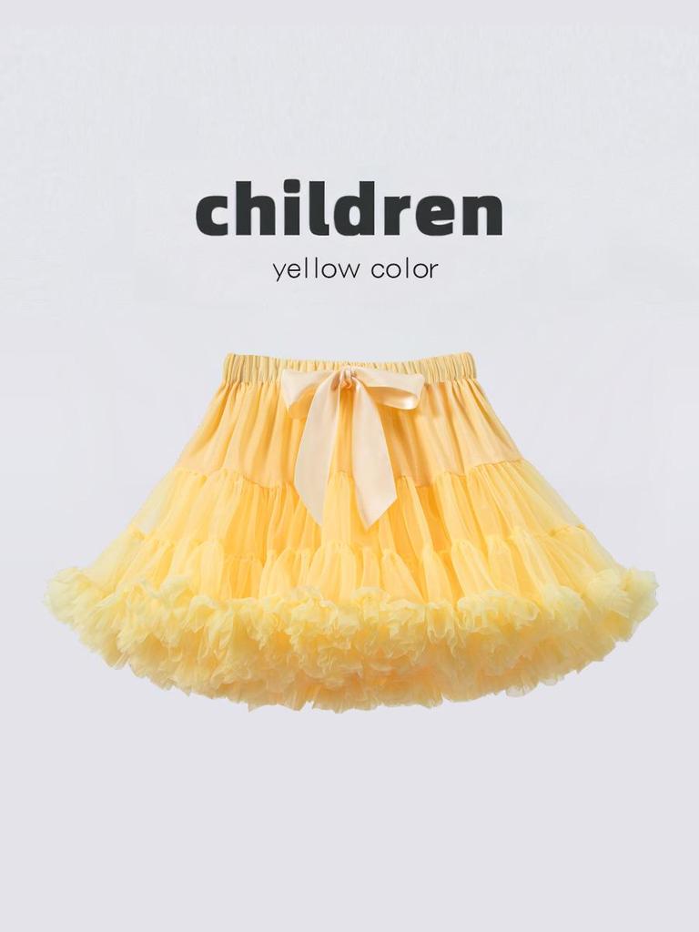 Children's Princess Mesh Tutu Dress - Soft, Puffy, Breathable Skirt for Girls