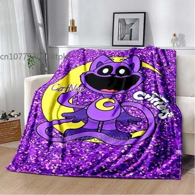 Grafik Babydecke Lächelnd Kretisch Cartoon Weich Zuhause Bett Sofa Picknick Reise Büro Abdeckung Dekor Bequem Überwurfdecken Kinder