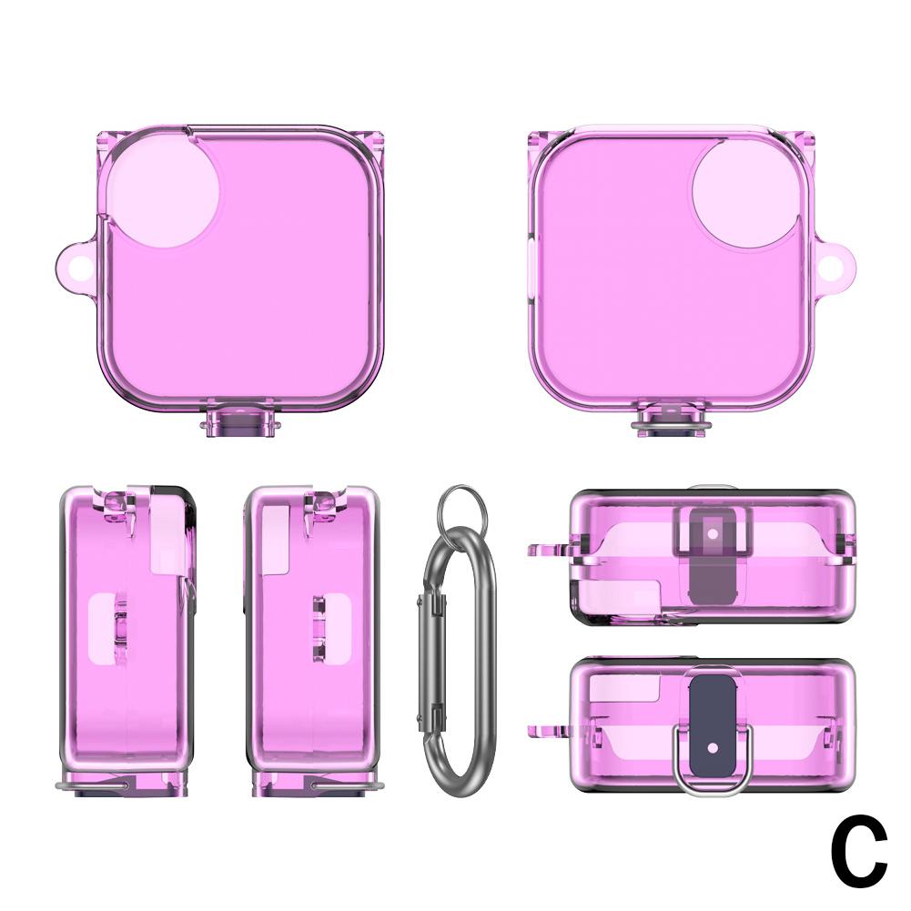 Transparent TPU Case Cover for Buds Pro 2, Wireless Bluetooth Headphone Cover with Lock & Hook, Solves Headphone Case Scratches