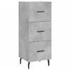 VidaXL Sideboard Concrete Grey 34.5x34x90 Cm Engineered Wood 828624
