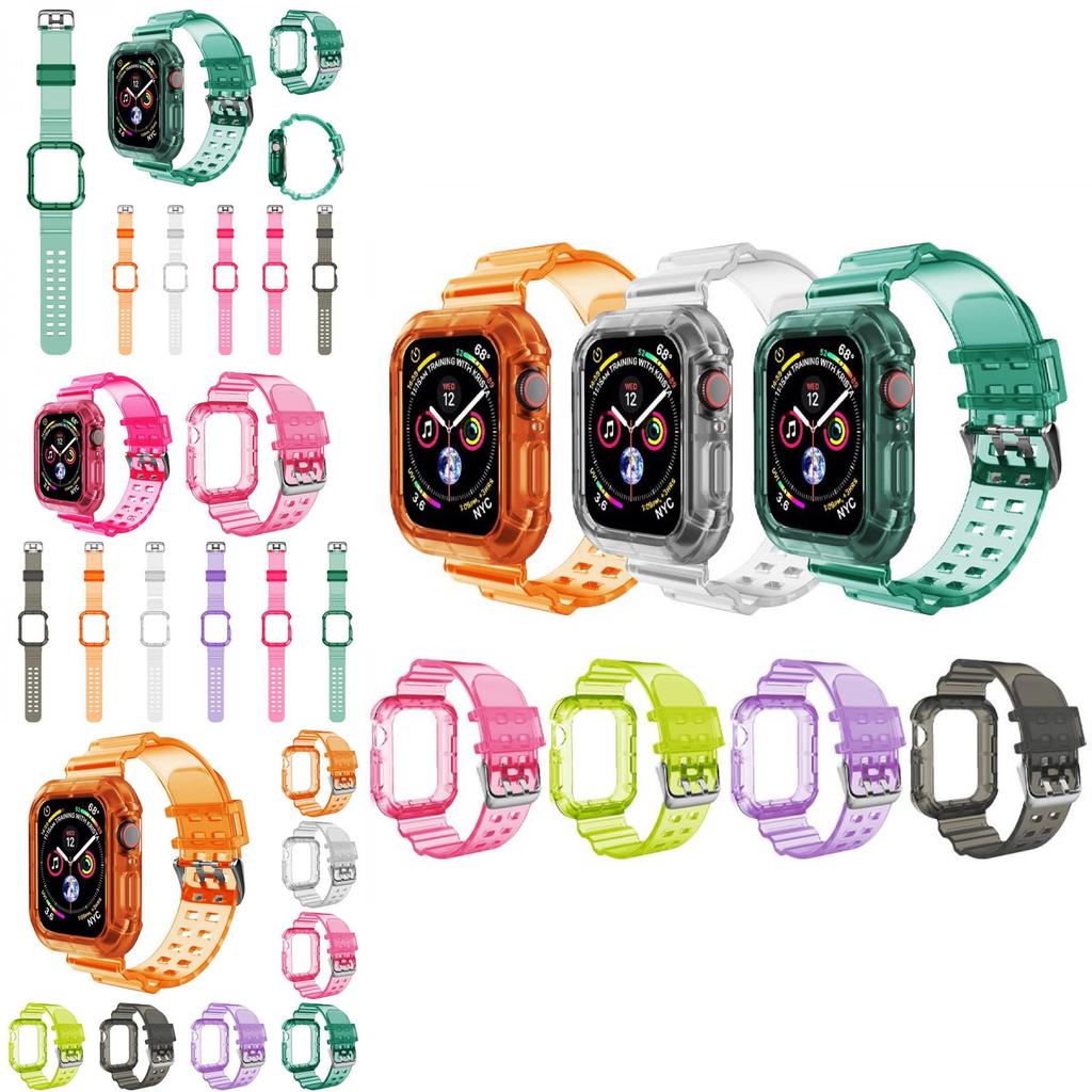 Transparentes Apple Watch Armband Bequem Robust Und Atmungsaktiv