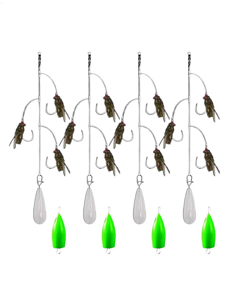 

Мушки для ловли басса нахлыстом Многокрючковые приманки для нахлыста Антикоррозийные рыболовные снасти С приспособлениями для заброса Для форели Окуня Щуки Басса Новичков