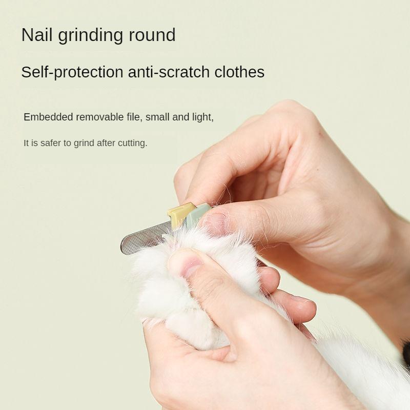 Cat Nail Scissors Special Pet Dog Nail Clippers Artifact Anti-Bleeding Cat's Paw Cat Scissors Nail Clippers