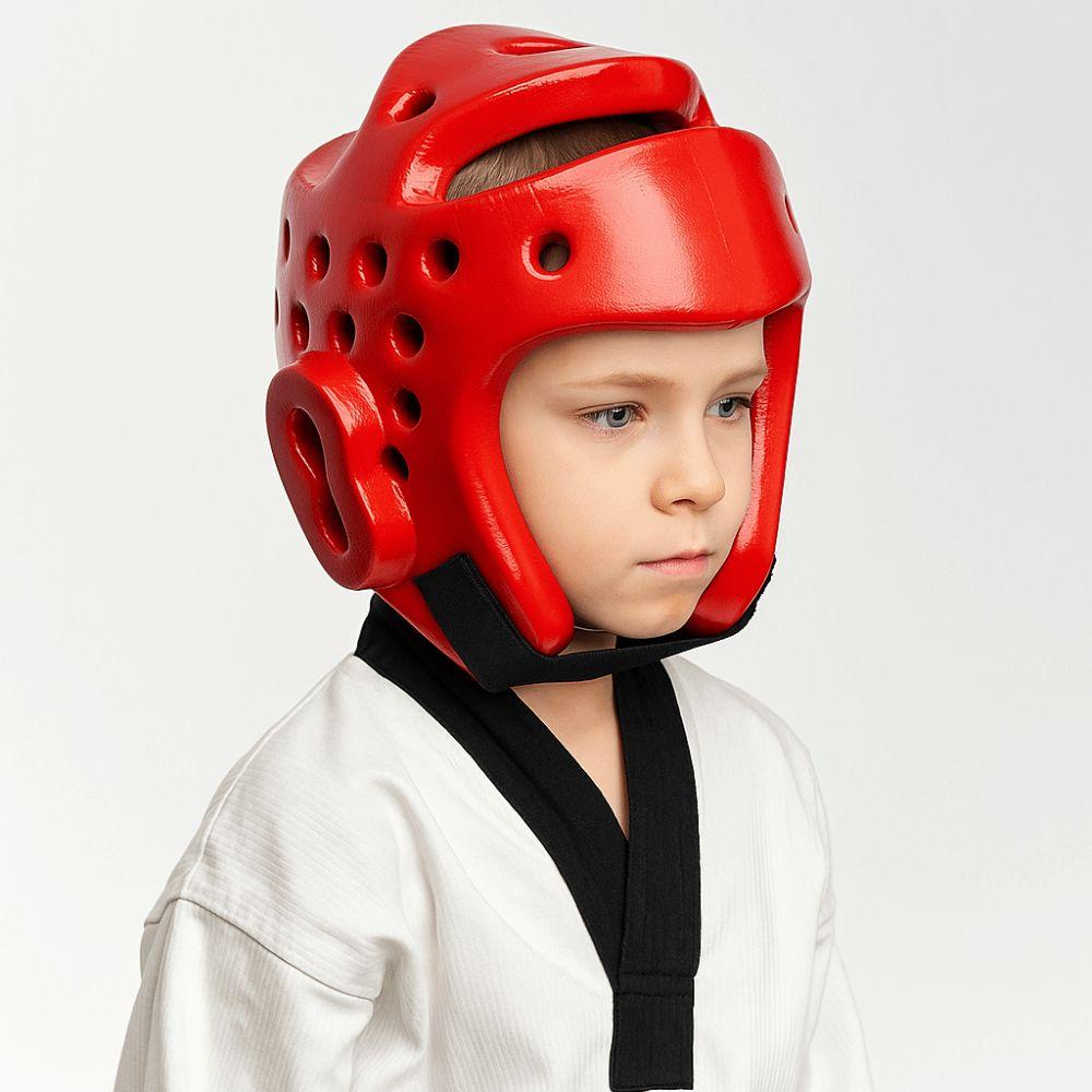 Flexible Kid Taekwondo Helmet Lightweight Head Guard Martial Arts Fight Mask  Children's Taekwondo