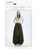 Autumn Spicy Scimitar Jeans: High Waist, Loose Fit, Drapey Mopping Wide-Leg Pants for Women