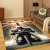 Crusaders Templar Black Knight Carpet Rug Mat for Home Bedroom Living Room Sofa Doormat Kitchen Decor,Kid Play Non-slip Area Rug