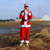 Unisex Santa Claus Costume Cosplay Santa Claus Clothes Performance Costume Set for Party and Christmas