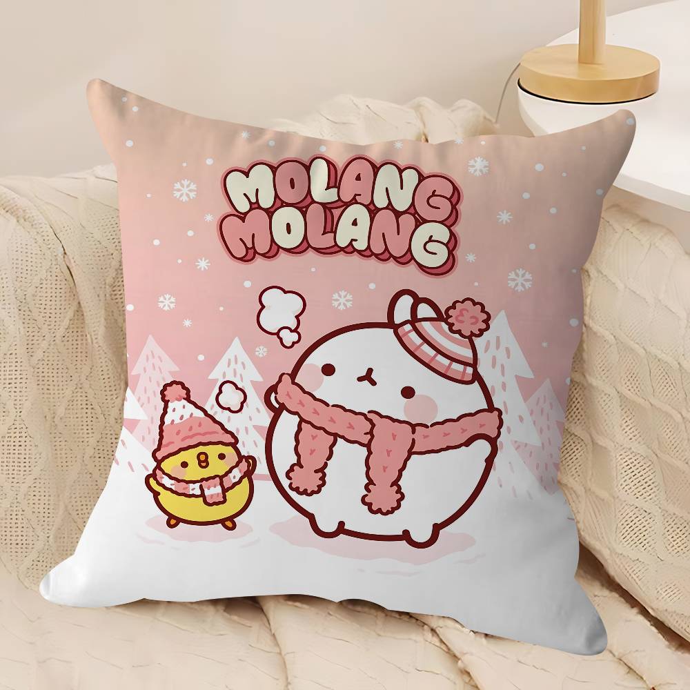 Figure M-Molang Customizable Soft Button Pin For Women Creative Jewelry Funny Badge Cartoon Lover Hat