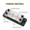 Heavy Duty 150A Bus Bar Power Distribution Terminal Block 8 x M6 12-48V Busbar