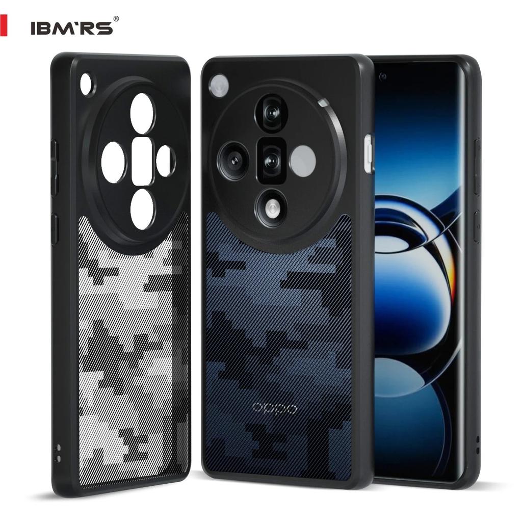 BMRS for Oppo Find X7 camo case, Clear Hard Back Protective Cover