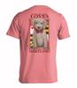 Welpenliebe Sogar mein Hund liebt Maryland Kurzarm-T-Shirt - NEU Schneller kostenloser Versand Unisex-T-Shirt