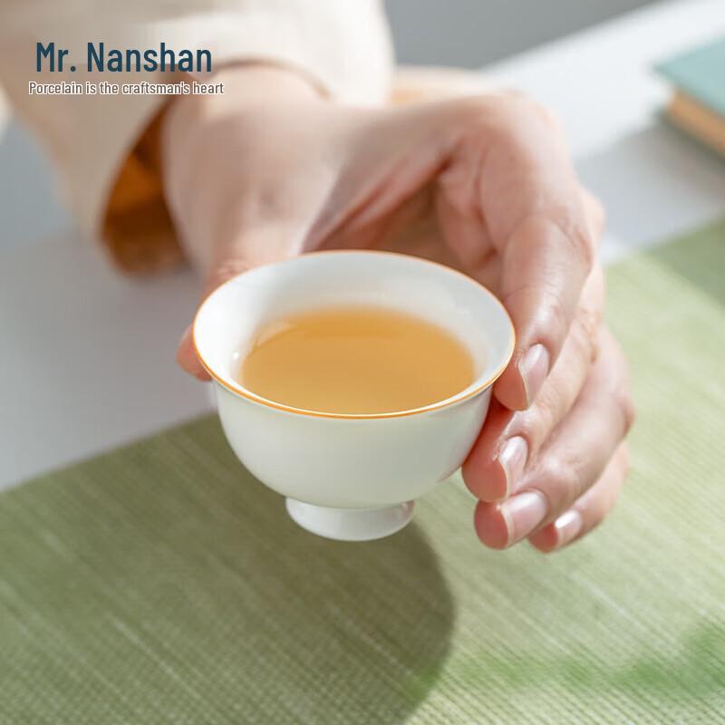 Mr. Nanshan Hand-painted Ceramic Gongfu Tea Tasting Cup