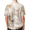 Men's Fashion Loose Tie-Dye Printed Short Sleeve Beach Shirt