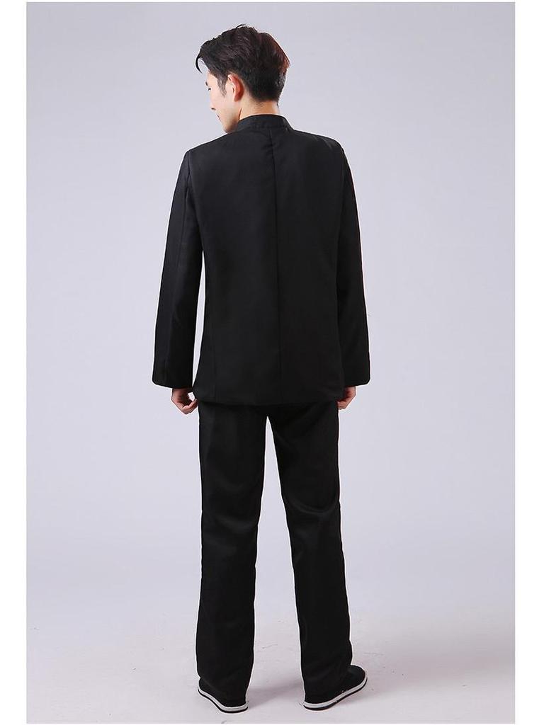 Fato Zhongshan Masculino - Traje de Palco de Estudante da República Chinesa com Gola Mao