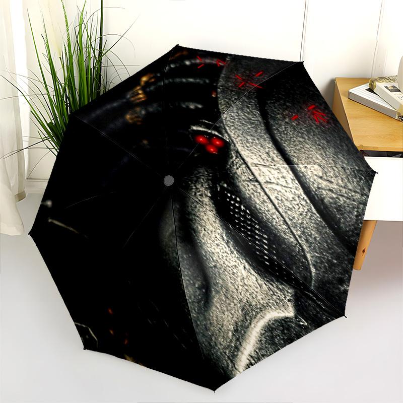 Predator Menace Folding Umbrella Durable Umbrella Umbrella Three Folds Sun Umbrella