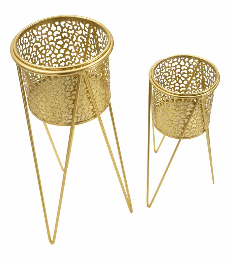 Držák na vázy Glod sada 2 ks cm 21x20x46-18x18x32