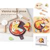 Fun Wooden Simulation Cutting Pizza Kid Toy Set For Skill Development And Creative Play Activities