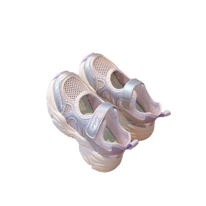 Girls Sandals Spring and Summer New Children's Shoes Soft Sole Fashion Sneakers Girls Casual Net Shoes Breathable