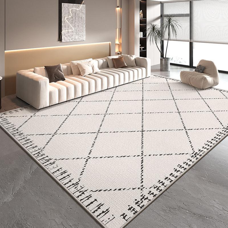 Lätt Lyx Vardagsrumsmatta Stor Yta Golvmatta High-end Sovrum Sängmatta