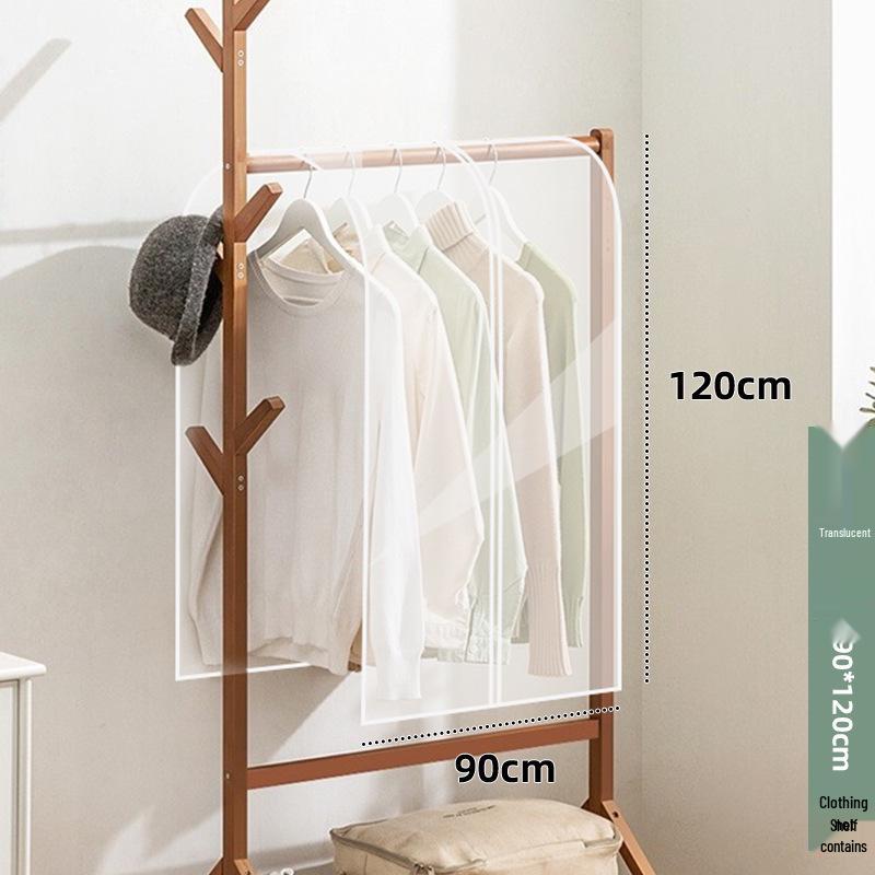 Clothing Dust Cover Set: Hanging Storage Organizer for Coats, Dustproof Bag with Lid.