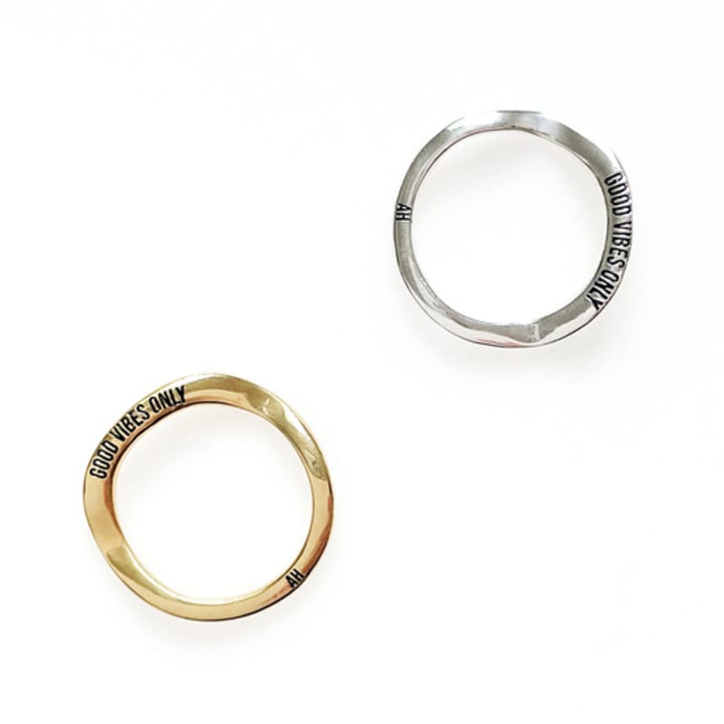 August Harmony Good Vibe Ring (2color)