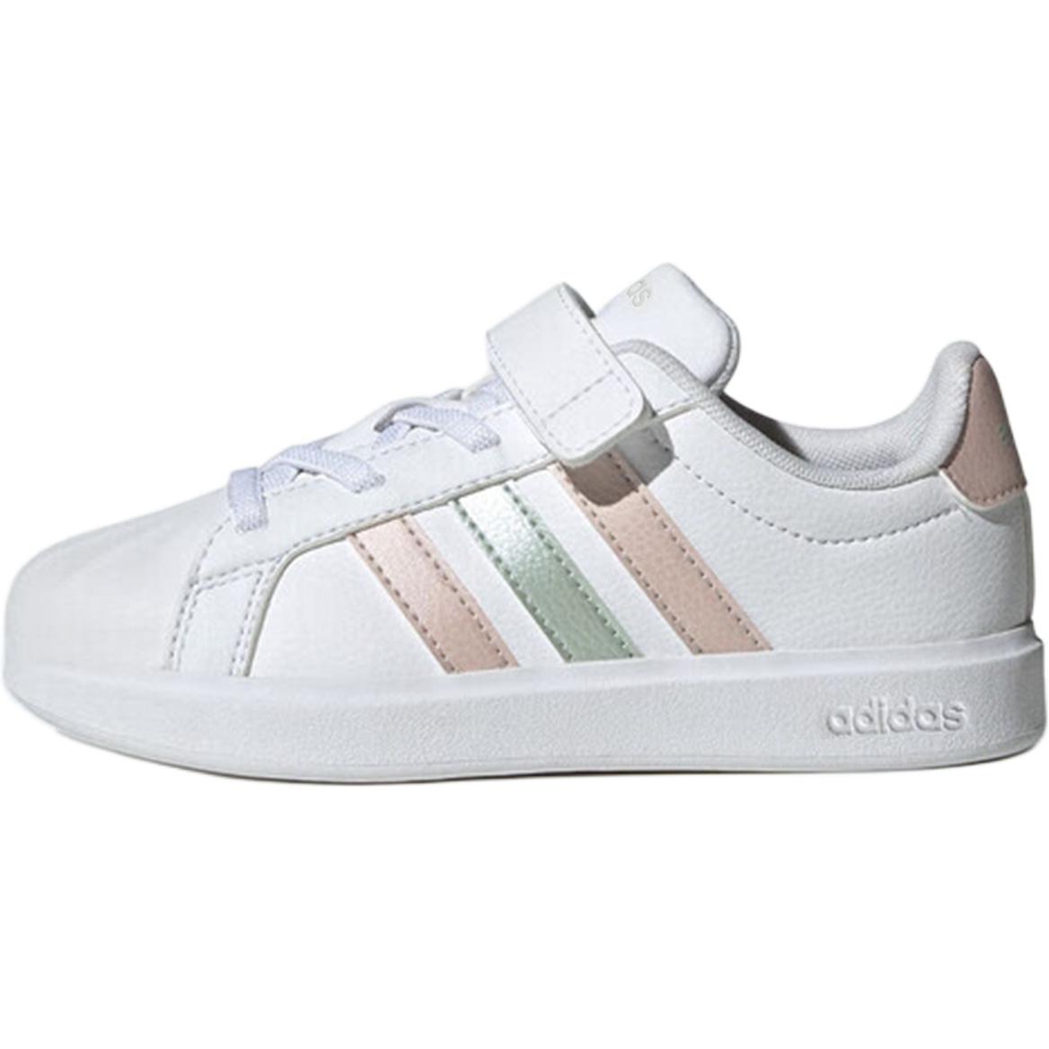 

Adidas Street Talk El C Comfortable Fashion Low Top Skate Shoes Kids Sneakers White JQ6888 31½