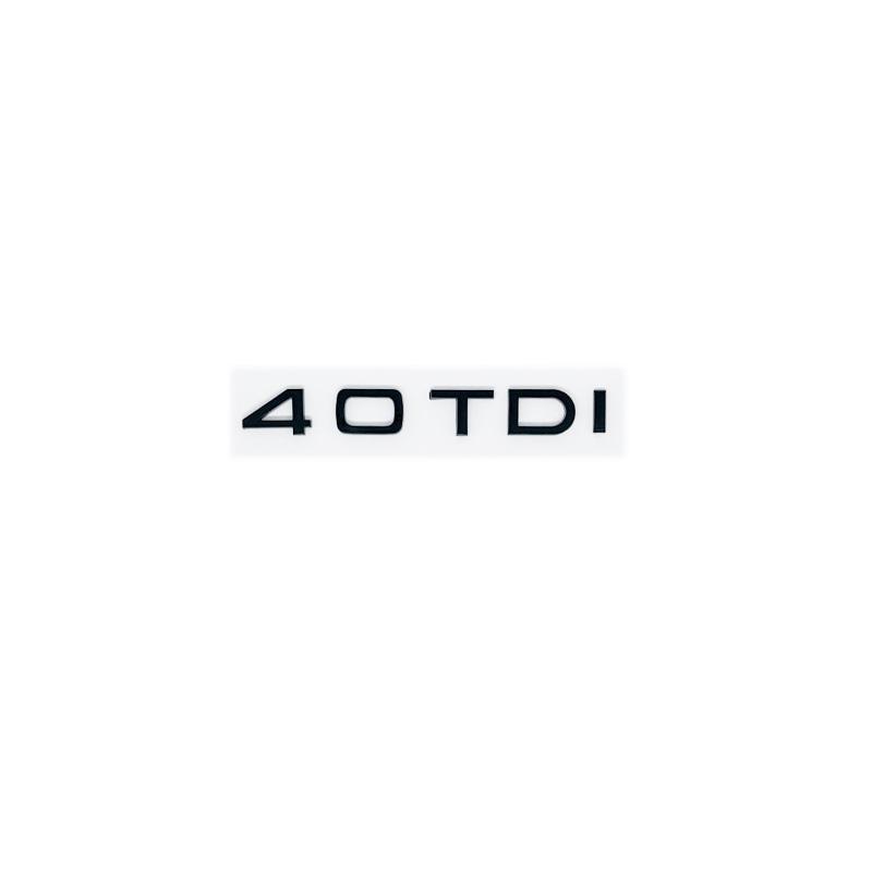 3D ABS Buchstaben 2.0TDI 2.5TDI 3.0TDI 35TDI 40TDI 45TDI 50TDI Emblem für Audi A1 A3 A4 A5 A6 A7 A8 Q2 Q3 Q5 Q7 Auto Kofferraum Aufkleber