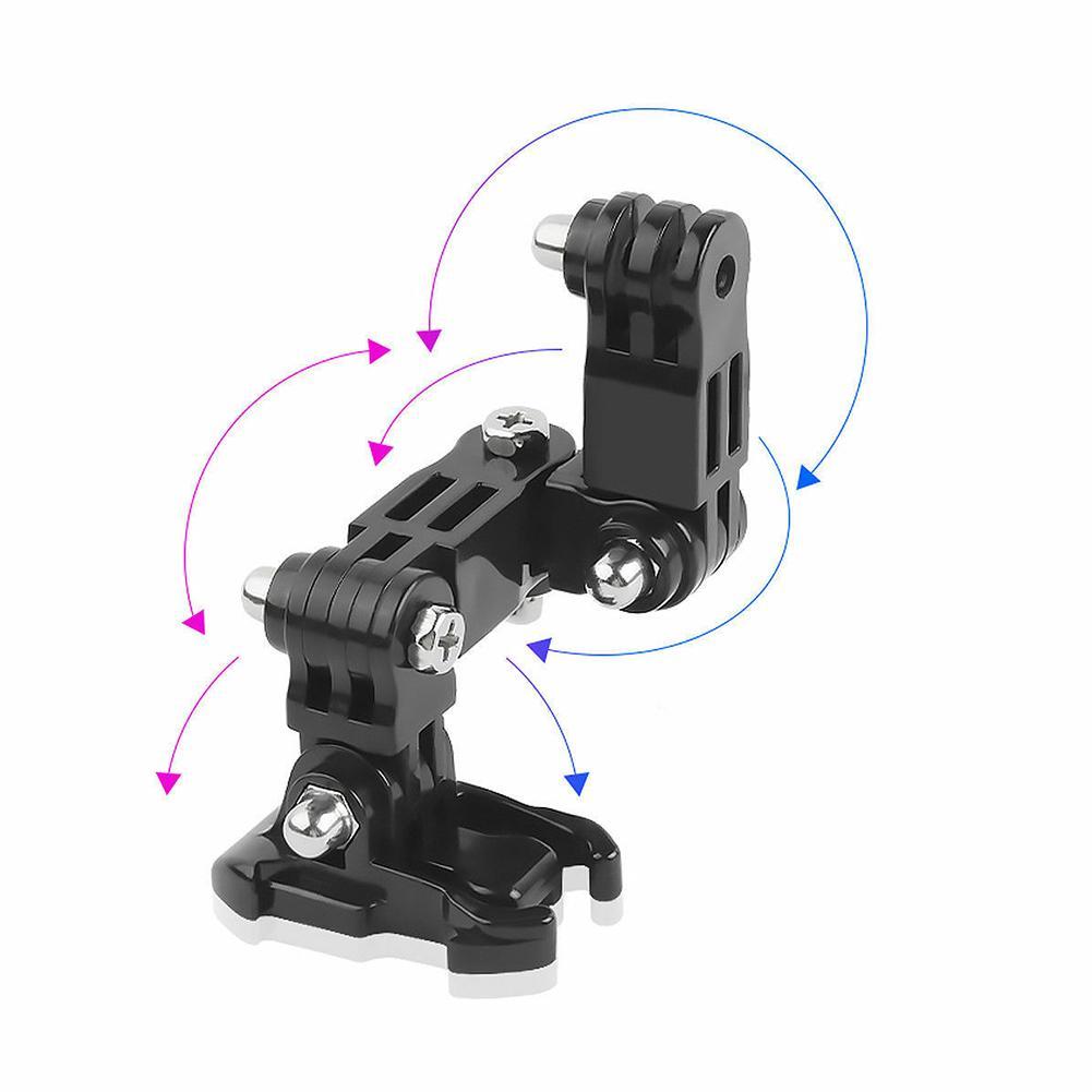 Suport pentru cască de motocicletă Braț adeziv curbat pentru Gopro Hero 8 7 6 5 4 3 SJCAM Sj4000 pentru accesorii pentru camere de acțiune XiaoYi 4K